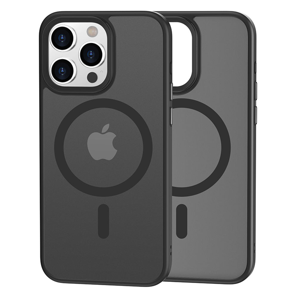 Magnetic Case for iPhone 15 Pro Compatible with MagSafe Skin-touch PC TPU Matte Phone Cover Magnetic Case for iPhone 15 Pro Compatible with MagSafe Skin-touch PC TPU Matte Phone Cover